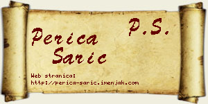 Perica Sarić vizit kartica